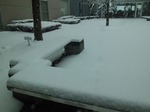 2012年2月25日　雪のある風景